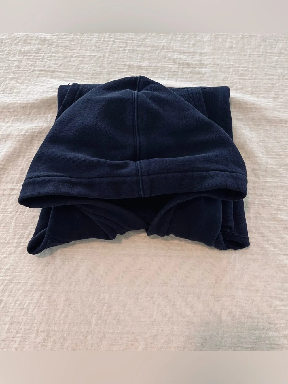 Polo Ralph Lauren Boys S/P(8) Navy Fleece Pullover Hoodie Embroidered Red Logo